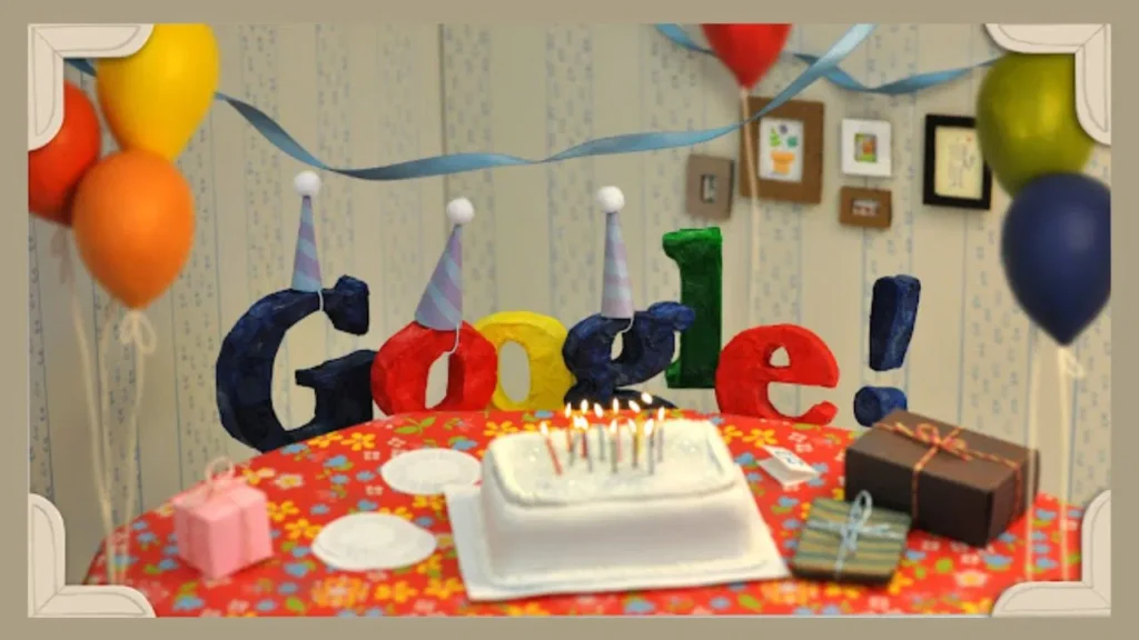 25th birthday of Google